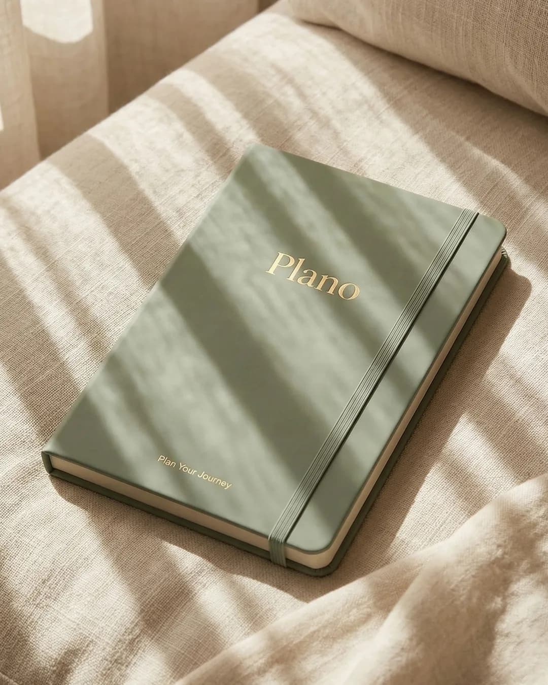 Plano stationery in soft daylight
